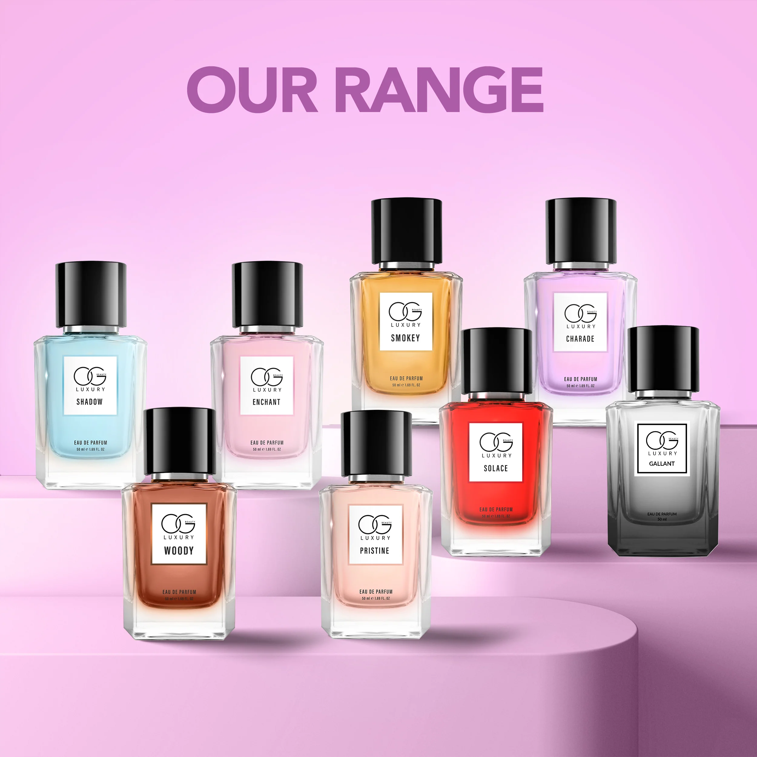 OG BEAUTY Luxury Charade Eau De Parfum 50ml - Image 5