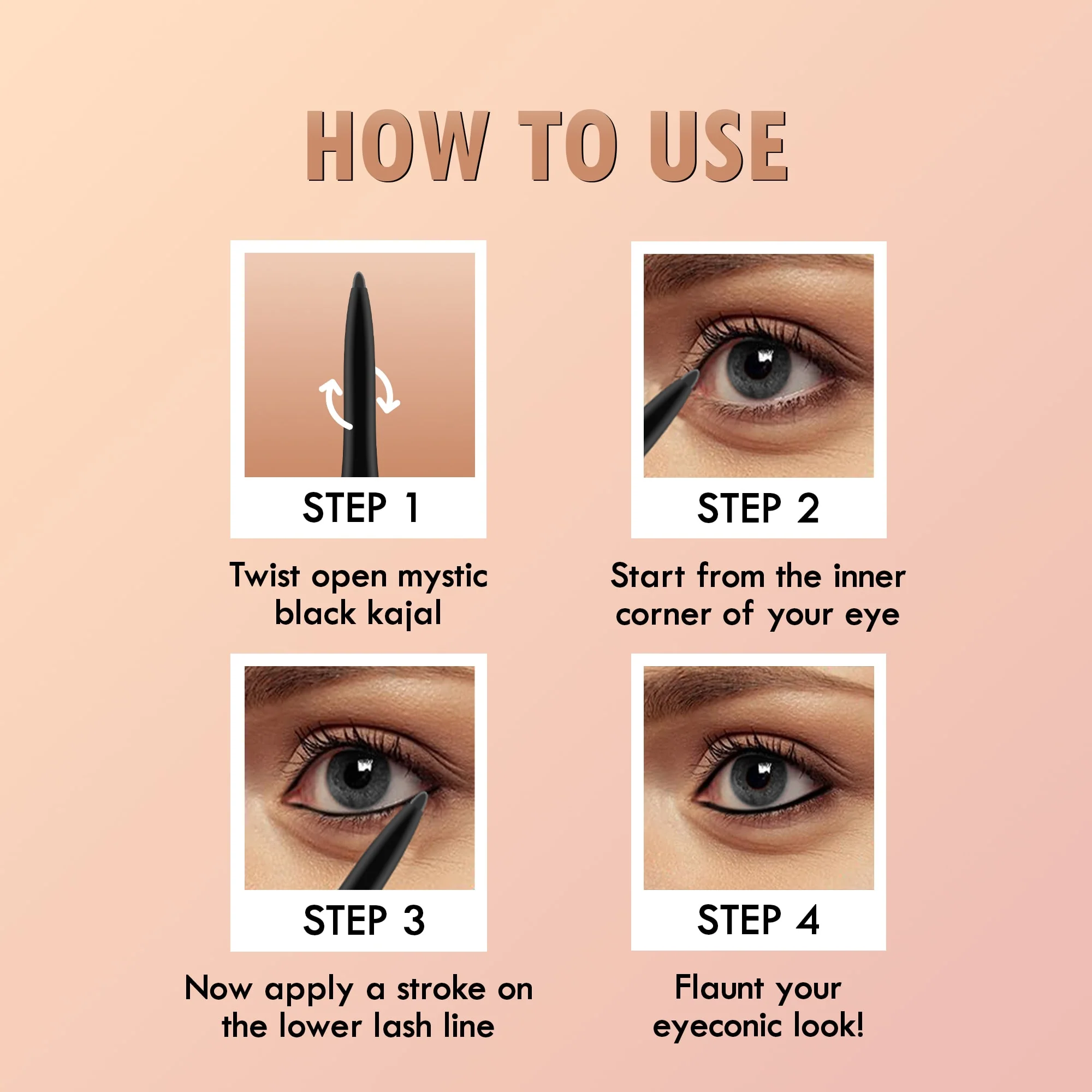 OG Beauty Mystic Black Kajal - Image 7