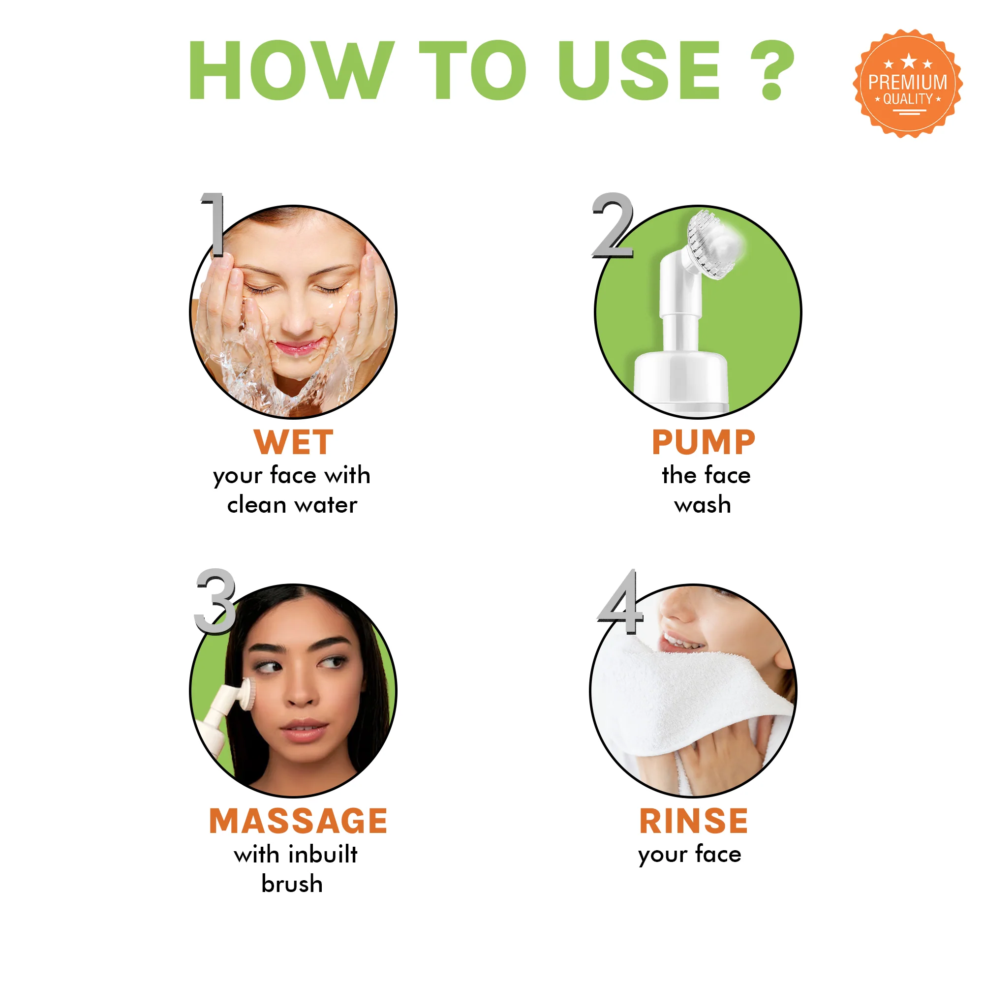 OG BEAUTY Natural Citraglow Vitamin C  Foaming Face Wash 150 Ml - Image 4