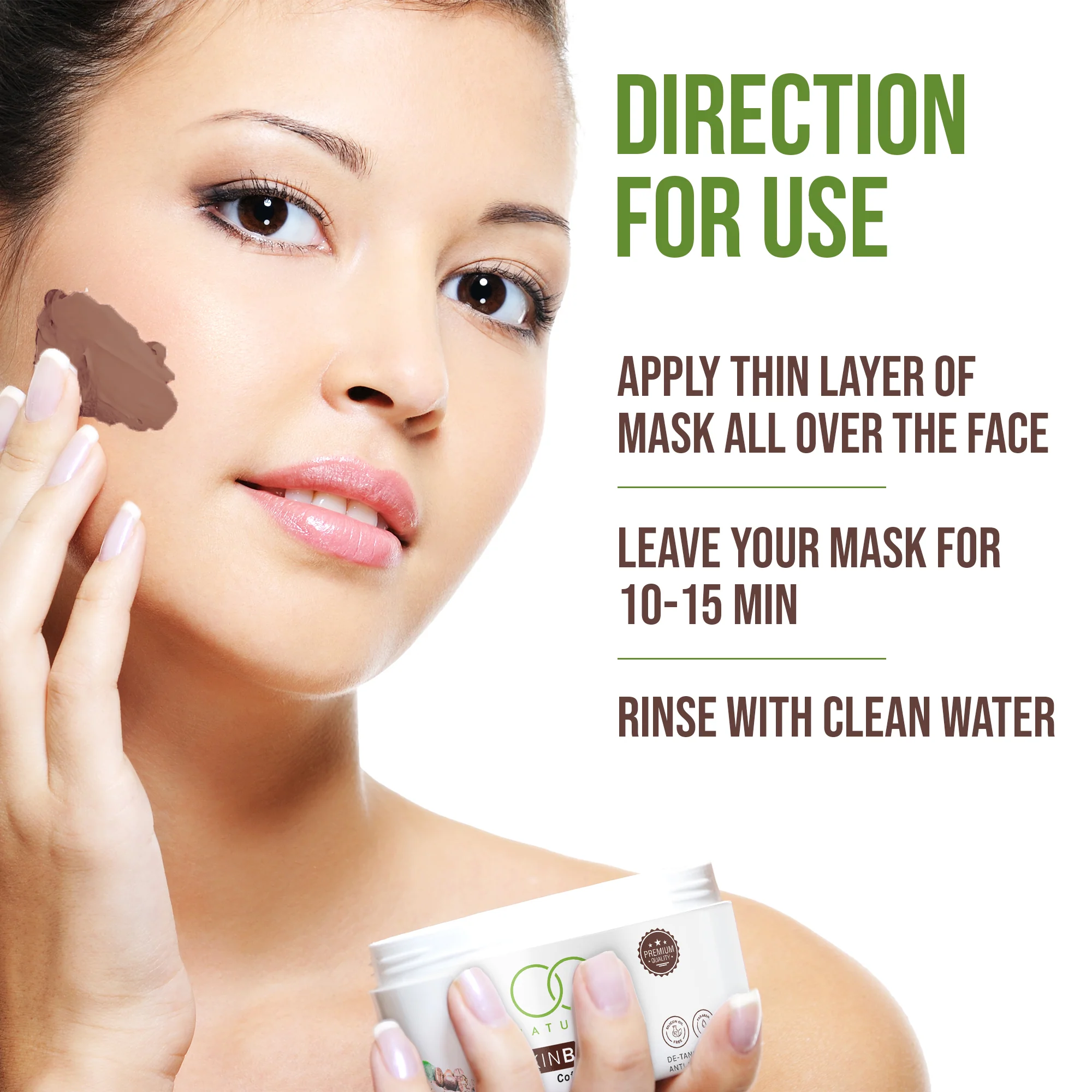 OG BEAUTY Natural Skinbrew Coffee Face Mask 125g - Image 6