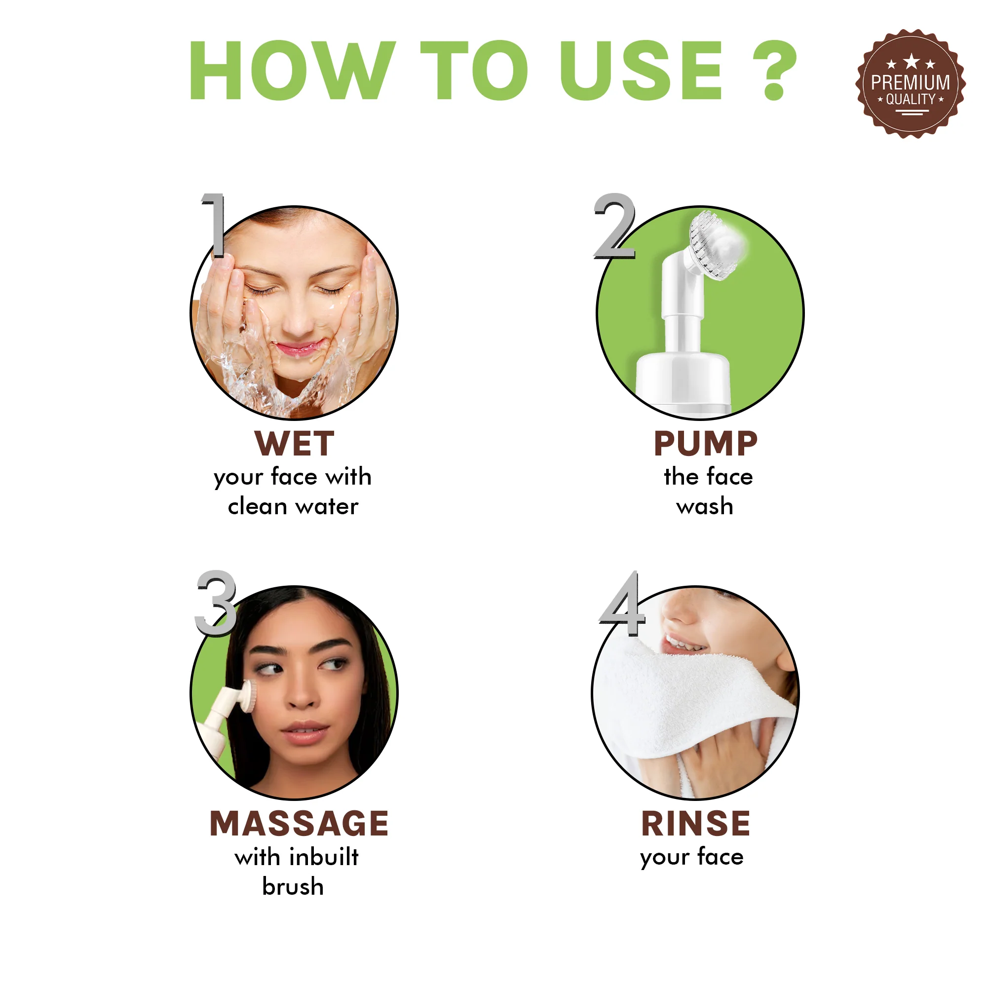 OG BEAUTY Natural Skinbrew Coffee Foaming Face Wash 150 Ml - Image 4