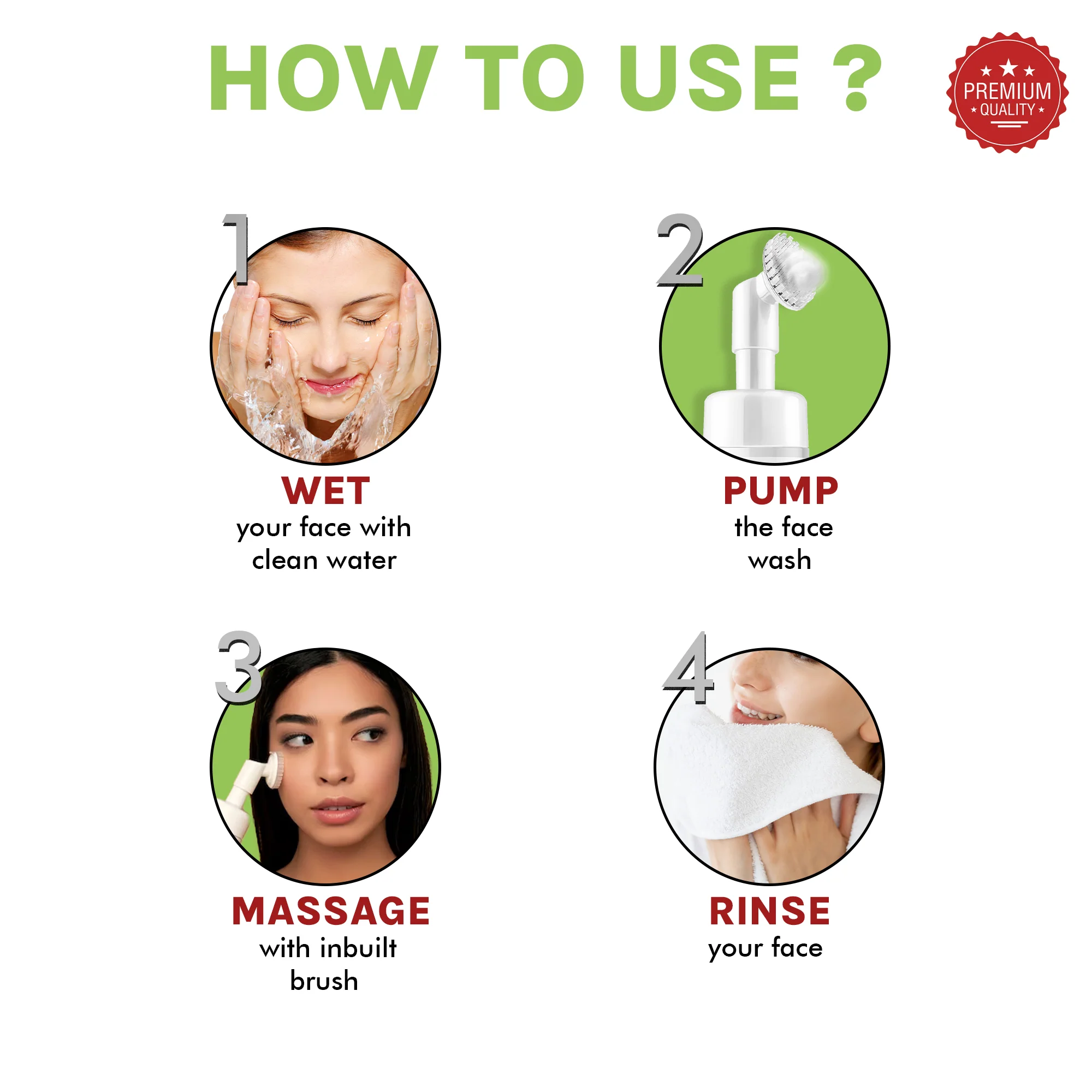 OG BEAUTY Natural Skintivate Saffron Foaming Face Wash 150 Ml - Image 4