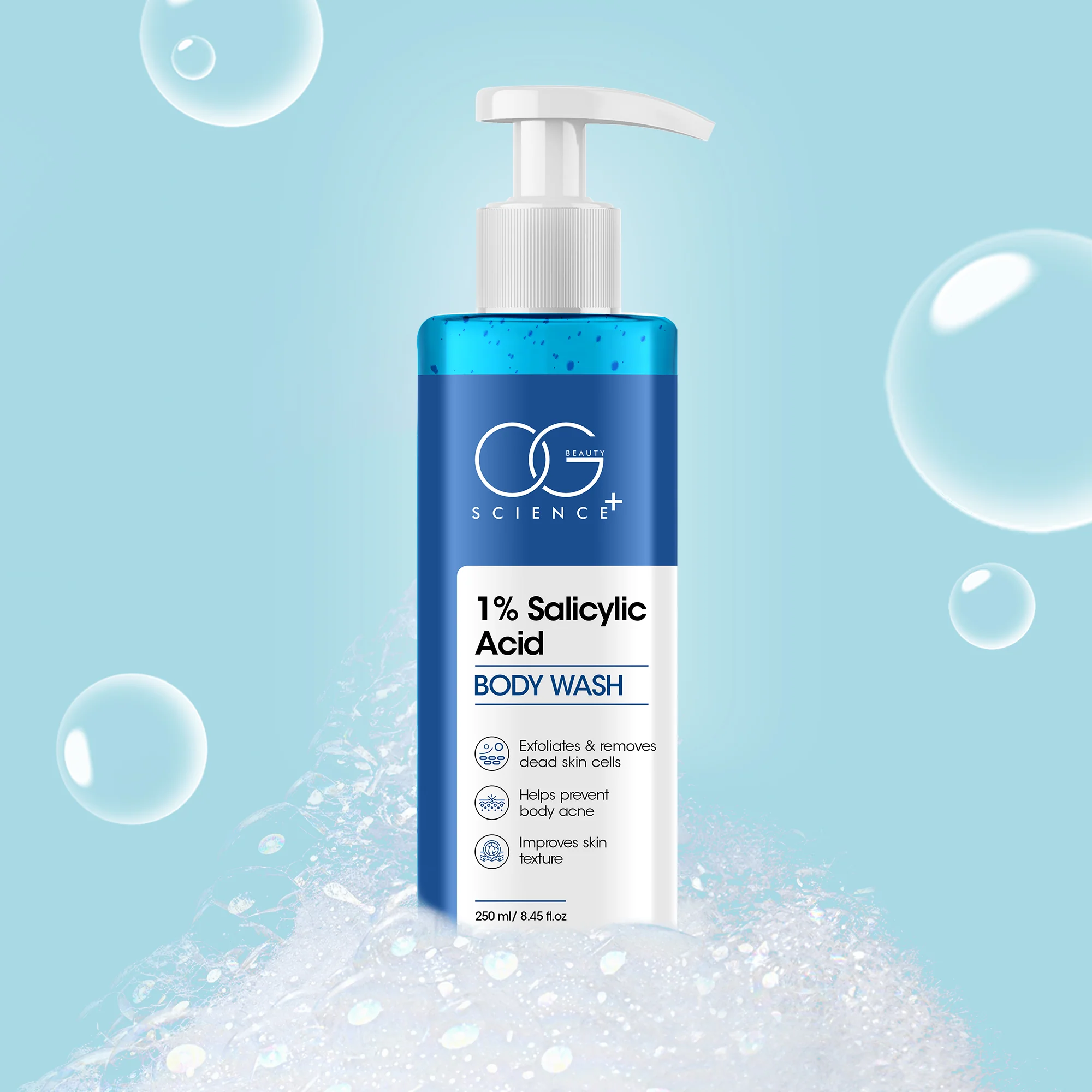 OG Beauty Science+ 1% Salicylic Acid Body Wash - Image 7