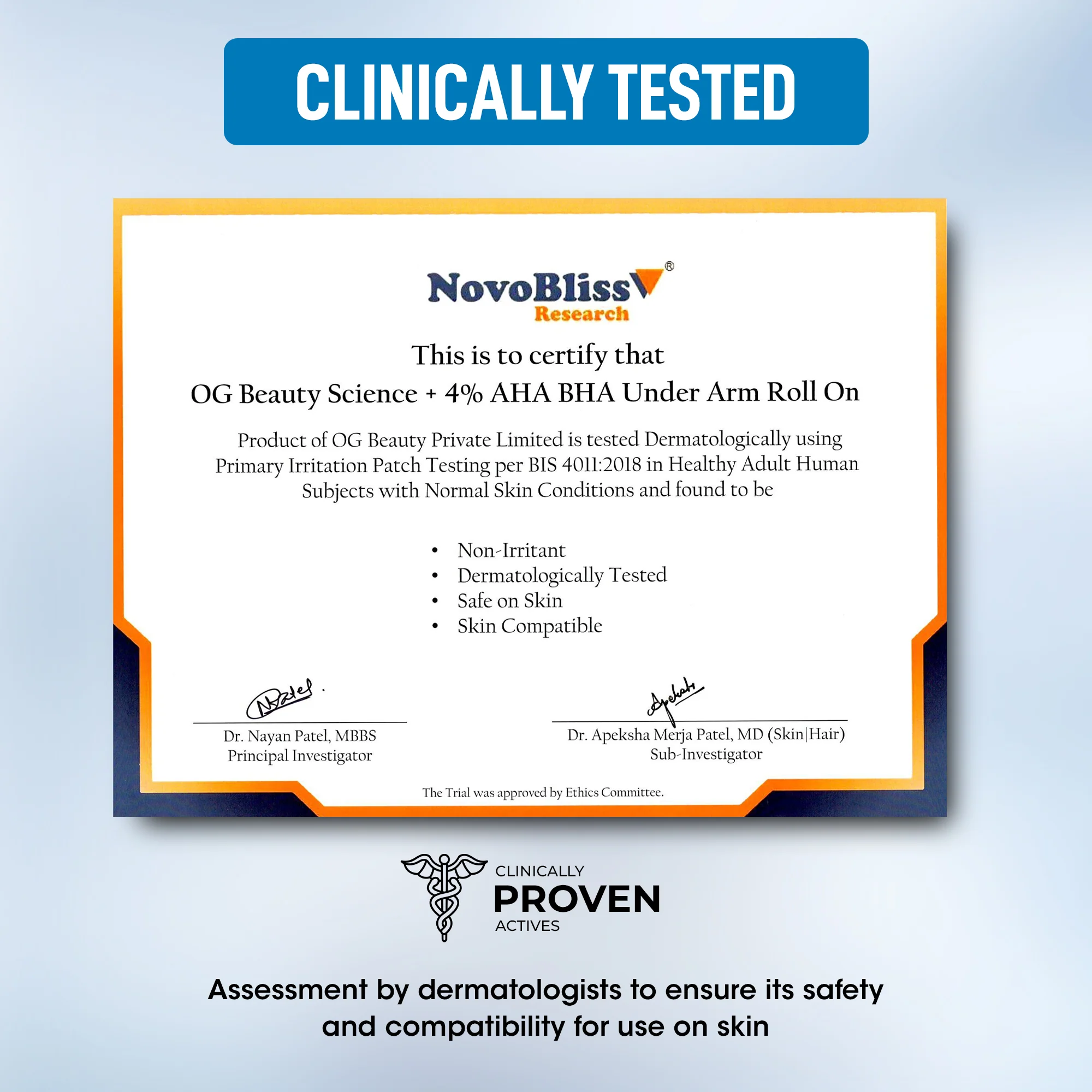 OG BEAUTY Science+ AHA BHA Underarm Roll On | 2% Lactic 1% Salicylic 1% Mandelic Acid 1% Alpha Arbutin | Lightens Dark Spots & Controls Odour | 50ml - Image 6