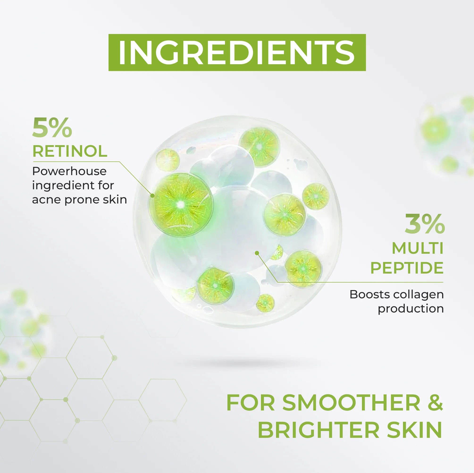 OG BEAUTY Science Encapsulated Retinol & Multi Peptide Face Cream 50gm - Image 3