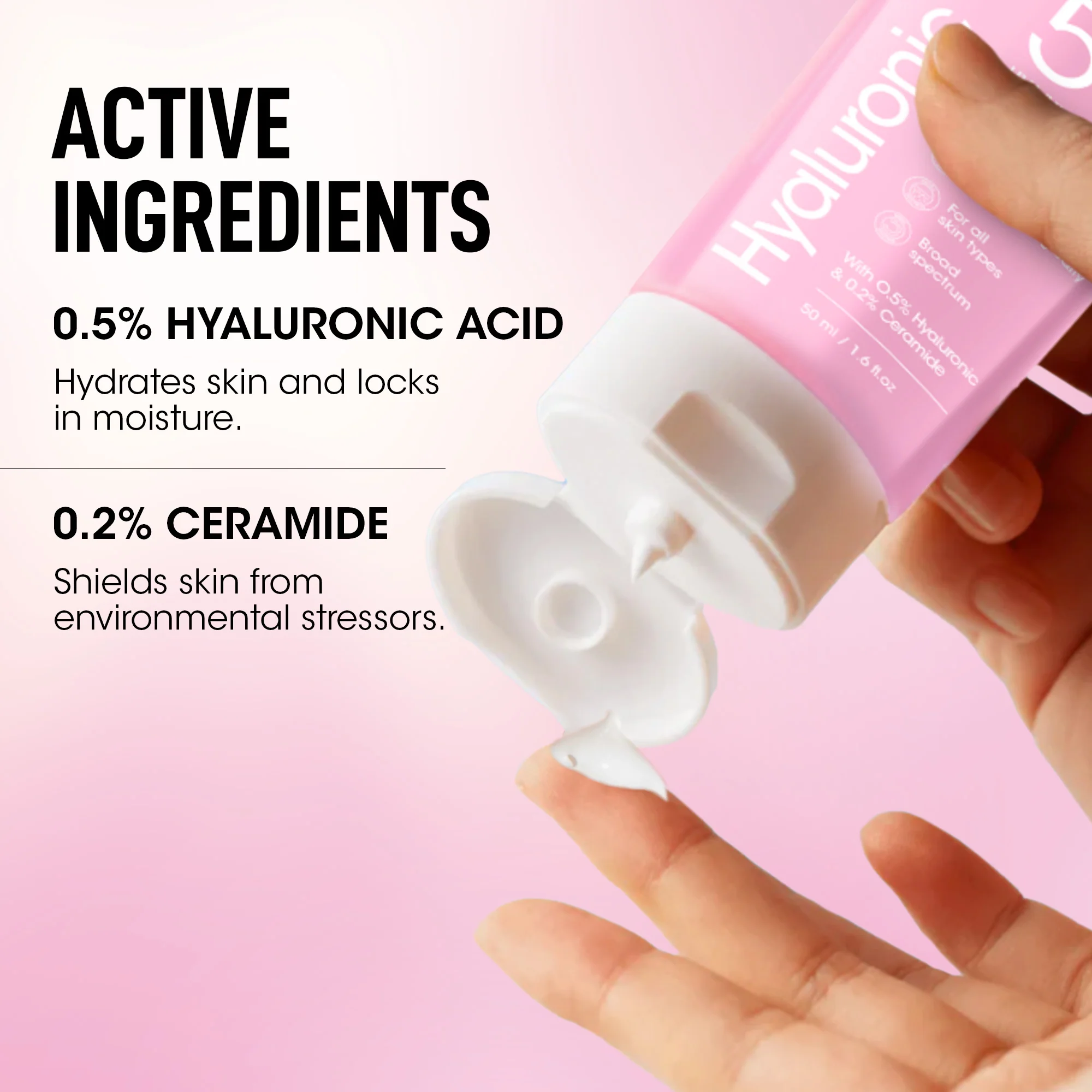 OG BEAUTY SCIENCE SPF 50 PA+++ Sunscreen - 0.5% Hyaluronic Acid & 0.2% Ceramide - UV Protection & Hydration - 50ml - Image 4