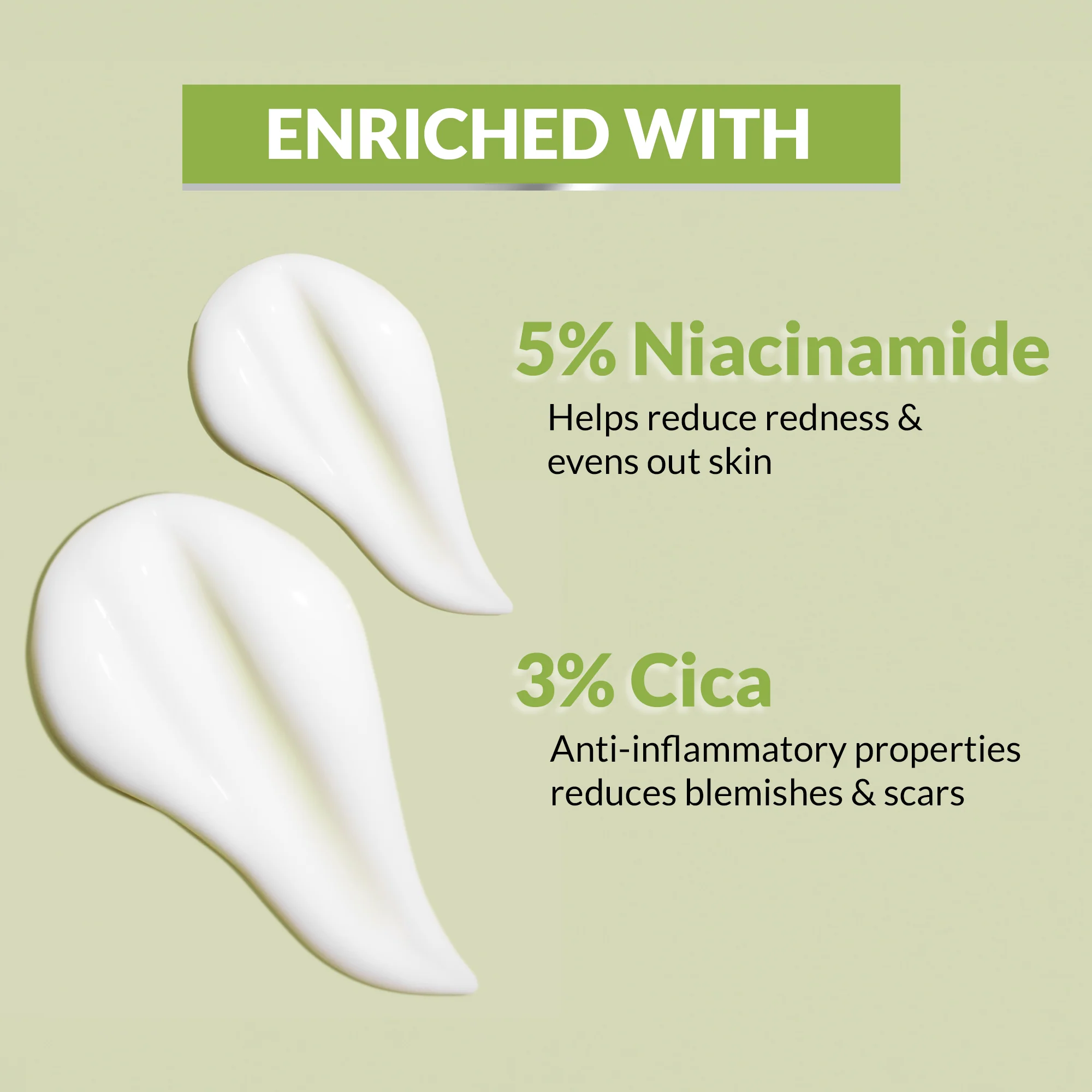 OG BEAUTY Science SPF 50 PA+++ Sunscreen with Niacinamide & Cica - Dermatologically Tested - Broad Spectrum 50 Ml - Image 3