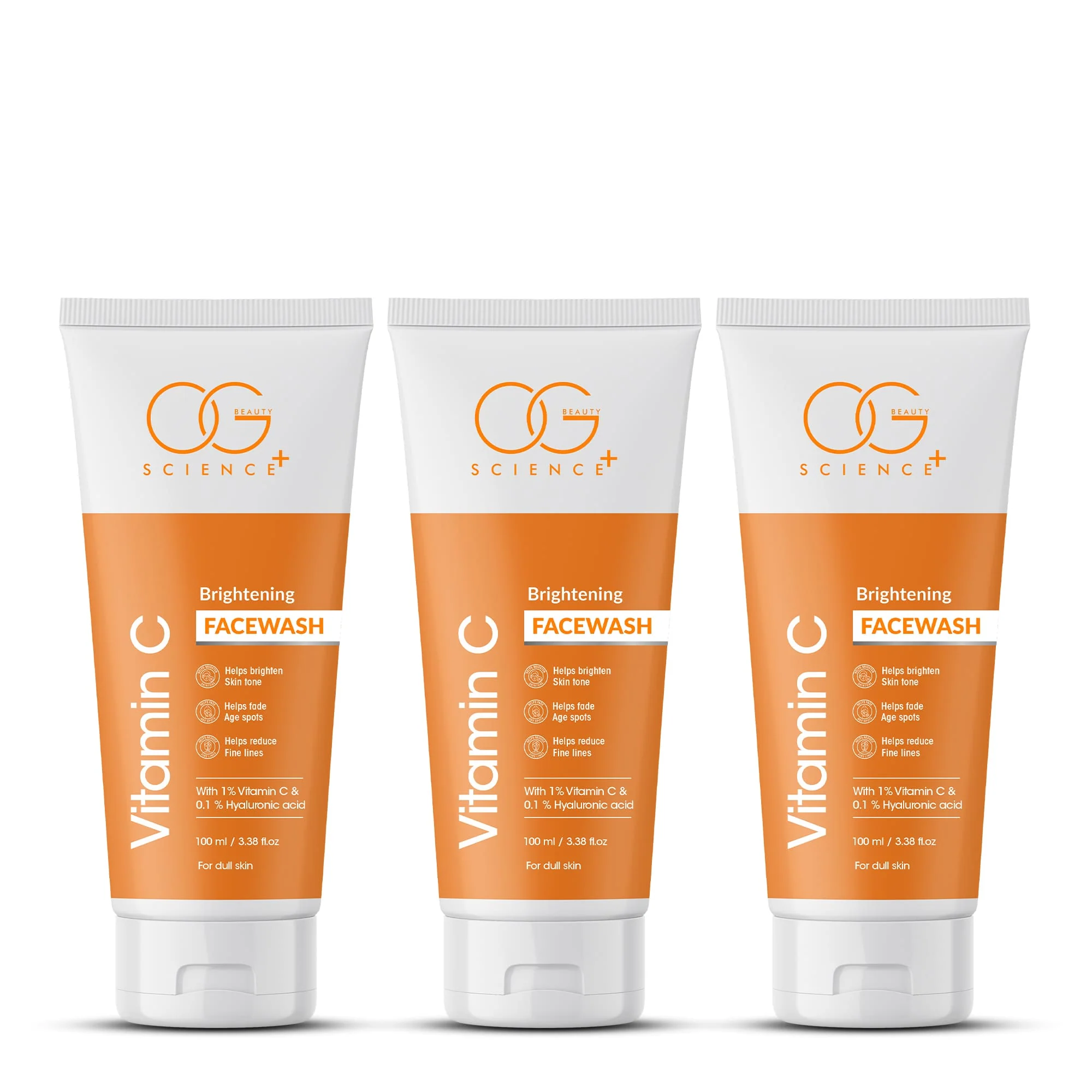 OG BEAUTY SCIENCE+ Vitamin C - Radiant Skin with Advanced Antioxidant Formula for Daily Use Face Wash (100 ml) - Image 8