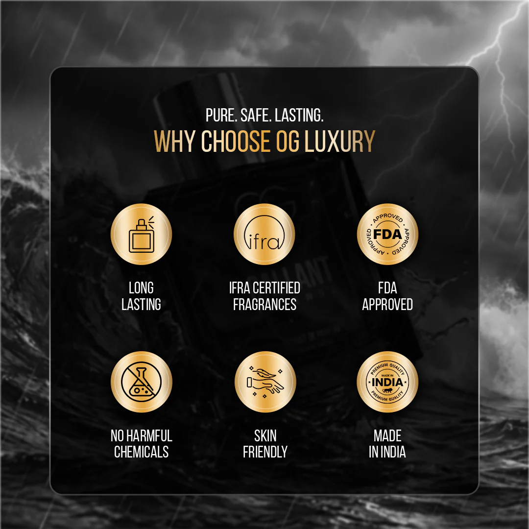 OG Luxury Extrait De Parfum Gallant Intense – India’s First & Strongest Perfume with 40% Concentration, 100 ml - Image 7