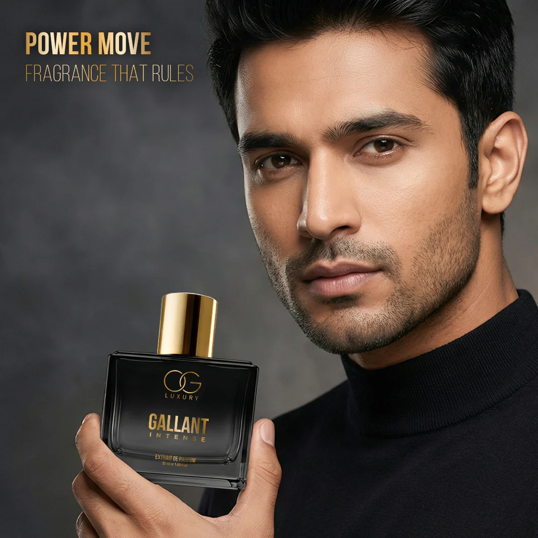 OG Luxury Extrait De Parfum Shadow & Gallant Intense Combo – India’s First & Strongest Perfume with 40% Concentration, 50ml Each - Image 3