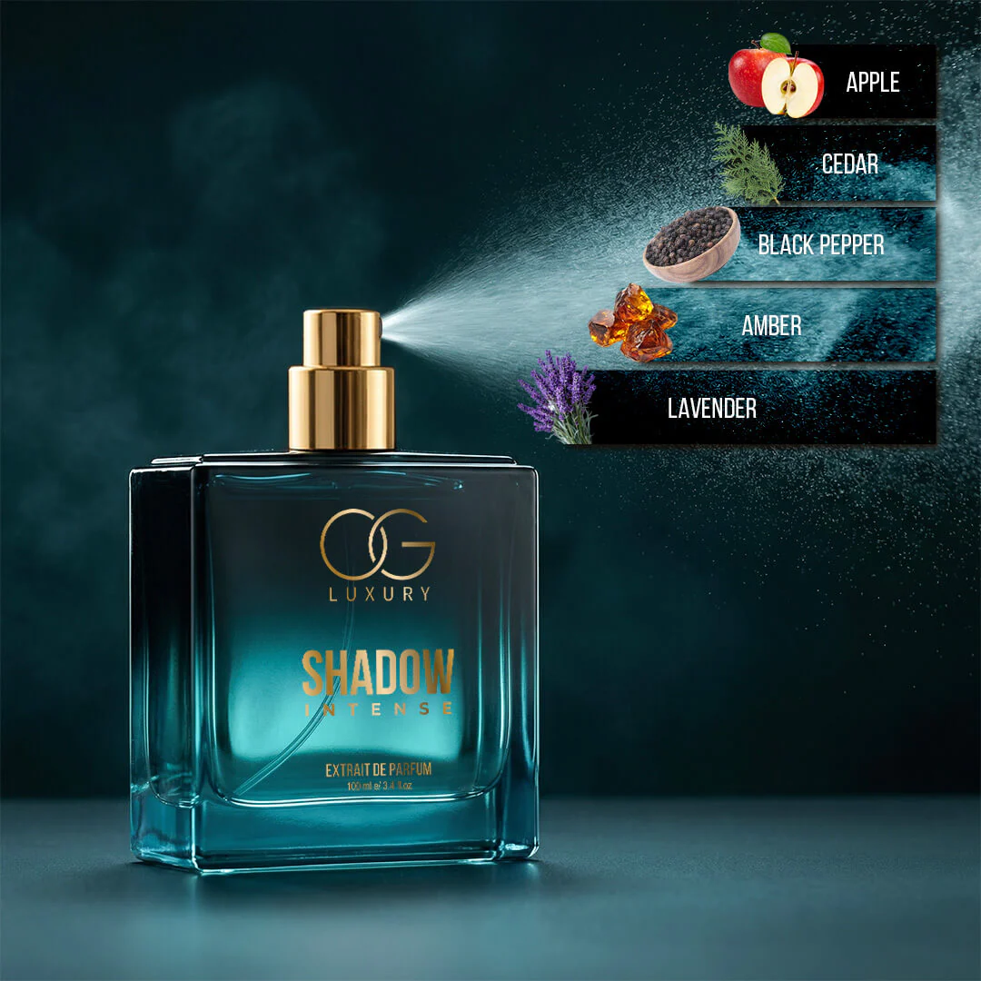 OG Luxury Extrait De Parfum Shadow Intense – India’s First & Strongest Perfume with 40% Concentration, 100 ml - Image 4