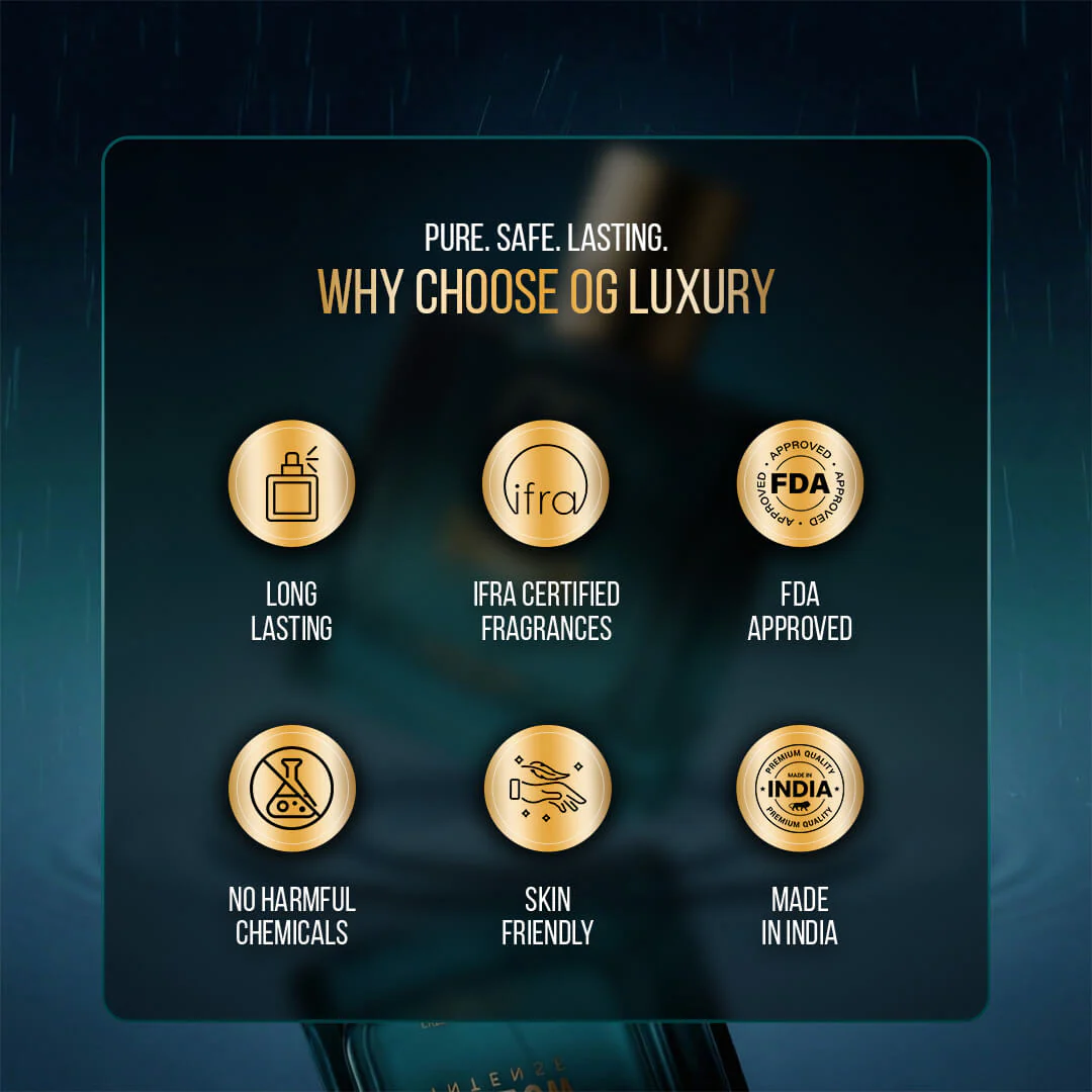 OG Luxury Extrait De Parfum Intense – India’s First & Strongest Perfume with 40% Concentration, 100 ml - Image 26