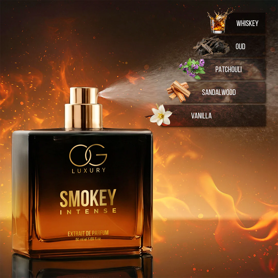 OG Luxury Extrait De Parfum Smokey Intense – India’s First & Strongest Perfume with 40% Concentration, 50 ml - Image 4