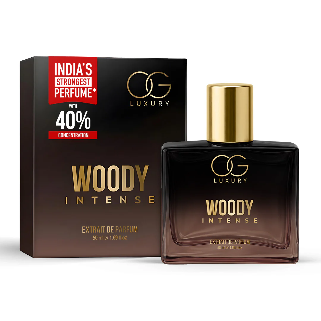 OG Luxury Extrait De Parfum Woody Intense – India’s First & Strongest Perfume with 40% Concentration, 50 ml - Image 11