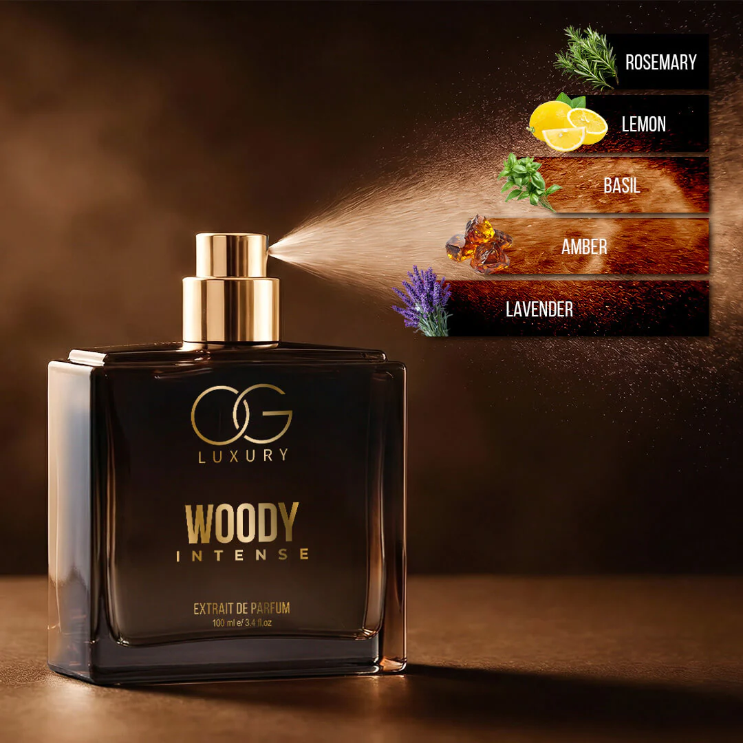 OG Luxury Extrait De Parfum Woody Intense – India’s First & Strongest Perfume with 40% Concentration, 100 ml - Image 4