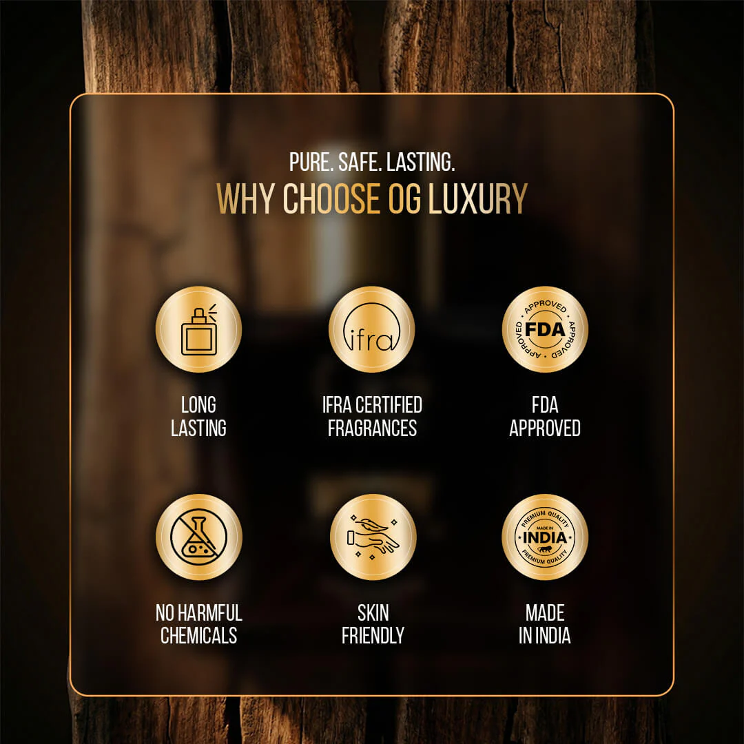 OG Luxury Extrait De Parfum Woody Intense – India’s First & Strongest Perfume with 40% Concentration, 100 ml - Image 7