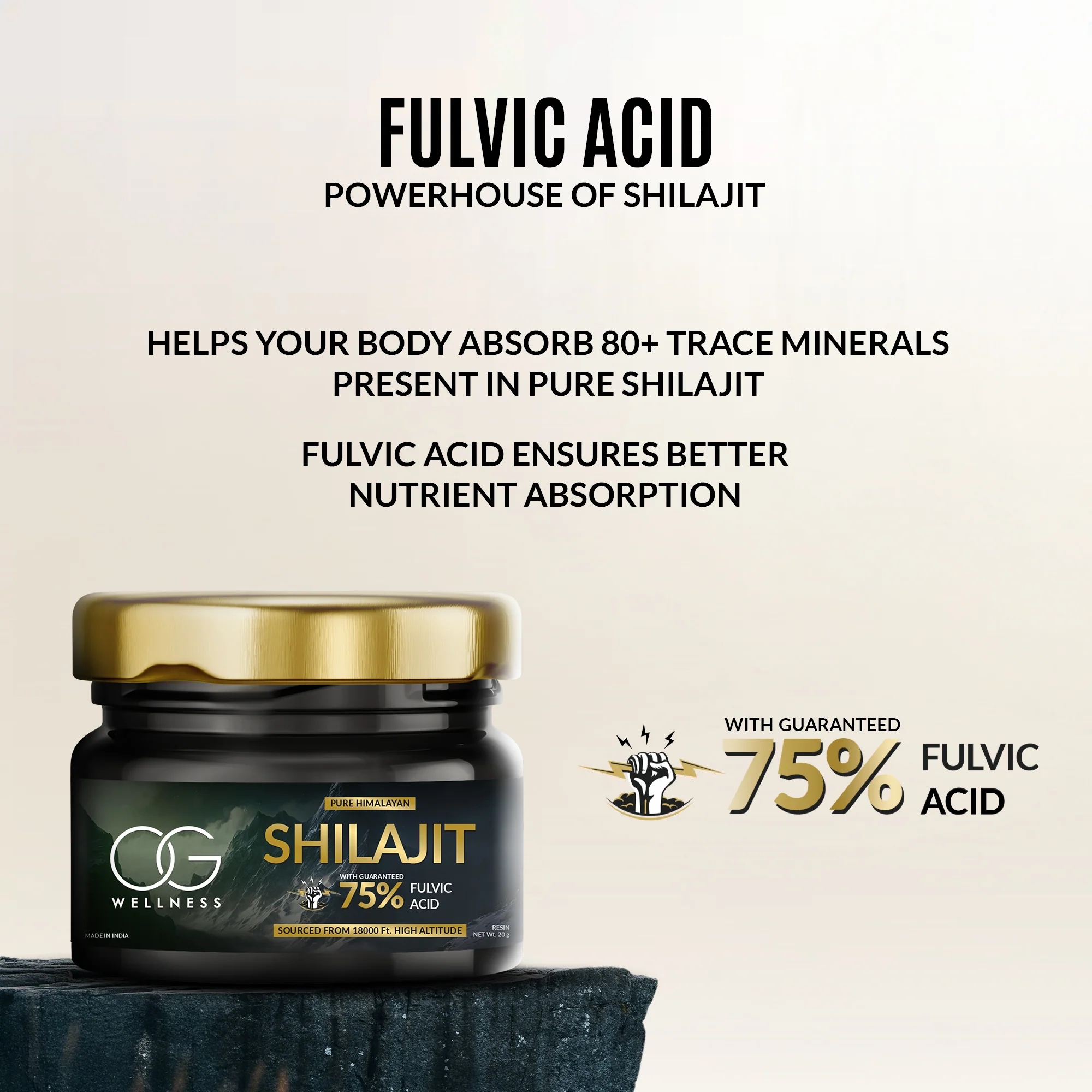OG Wellness Pure Himalayan Shilajit | Guaranteed 75% Fulvic Acid - 20G - Image 5