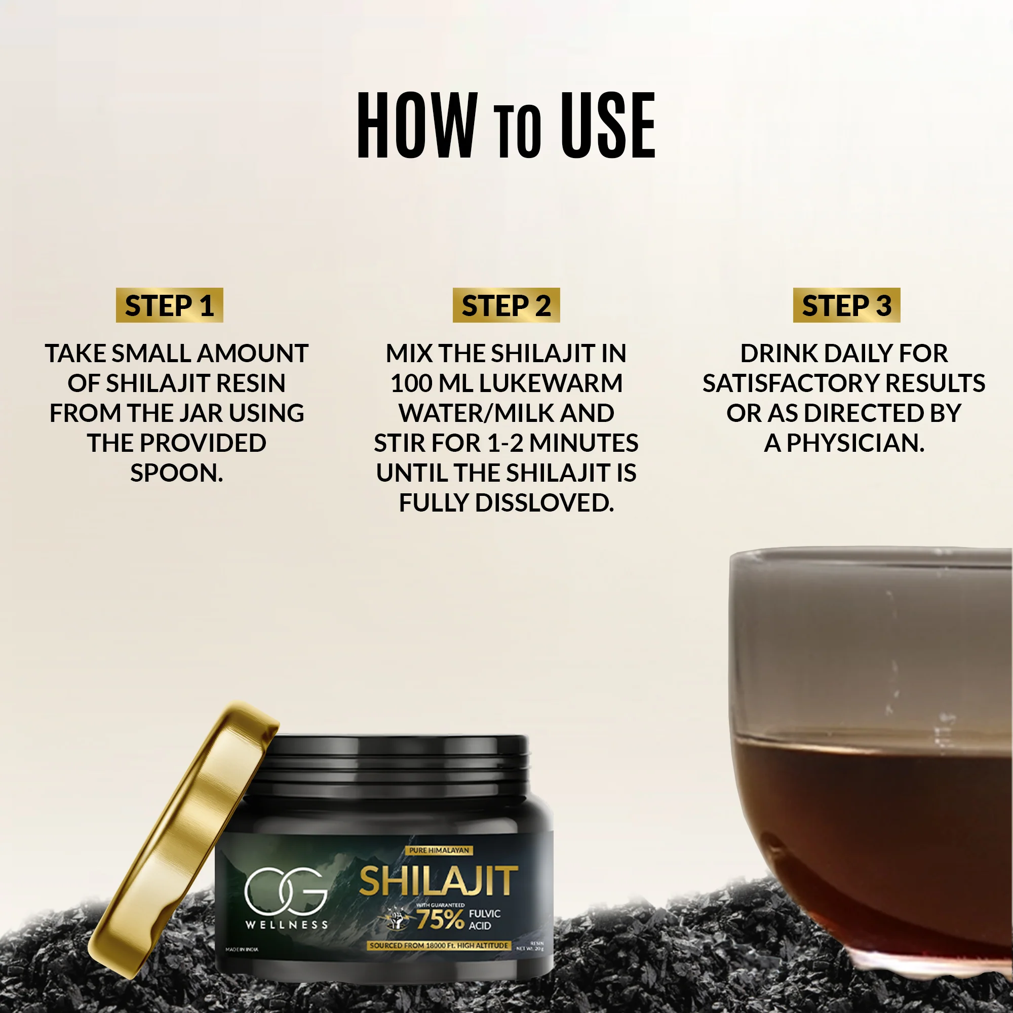 OG Wellness Pure Himalayan Shilajit | Guaranteed 75% Fulvic Acid - 20G - Image 7