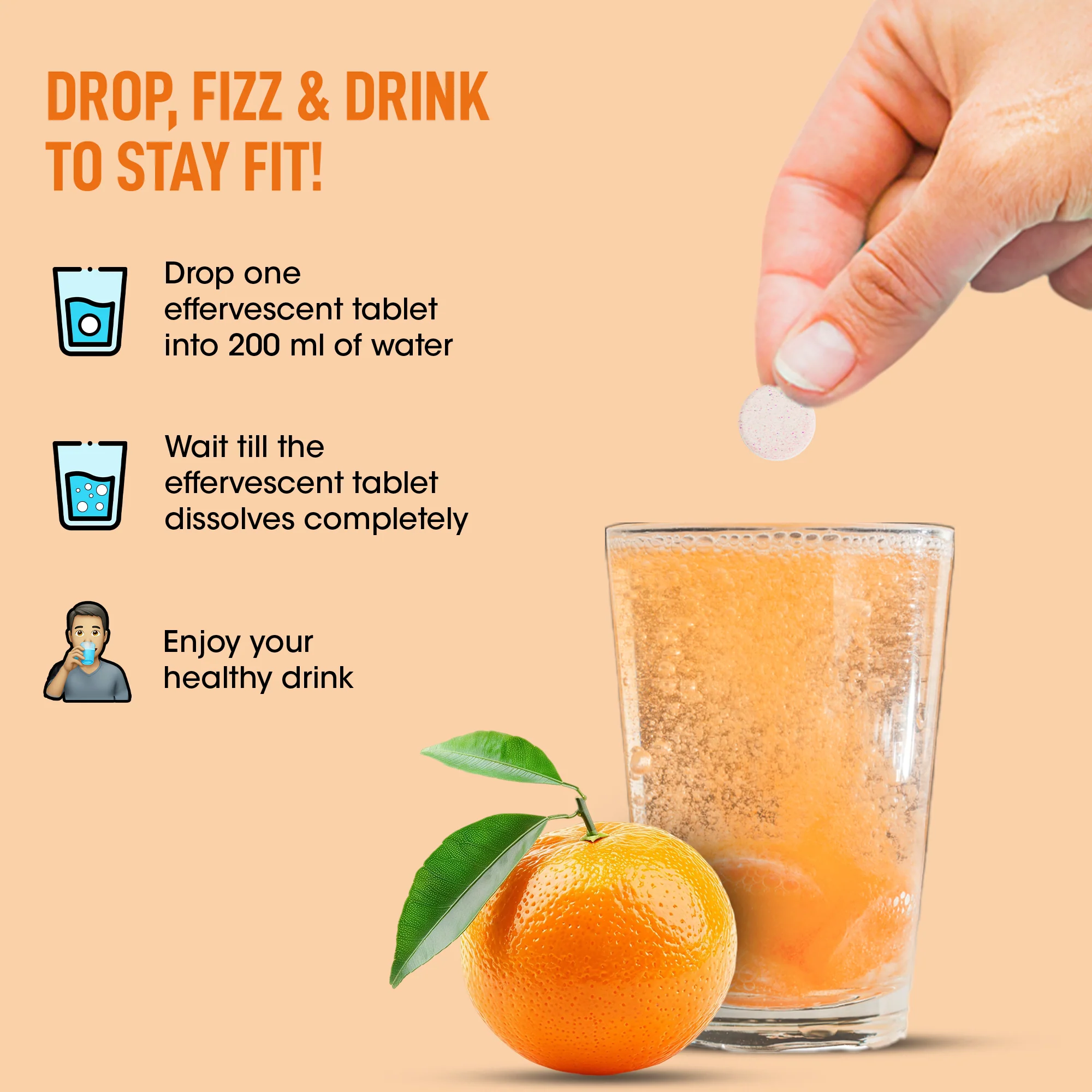 OG Wellness Vitamin C, Amla & Zinc Effervescent Tablets - Image 5